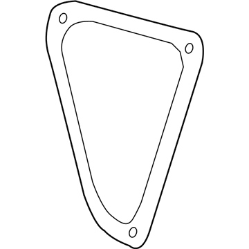 Mopar 5191251AC Quarter Window Glass 5191251AC Mopar Quarter Window Glass Illustration 1 of 1