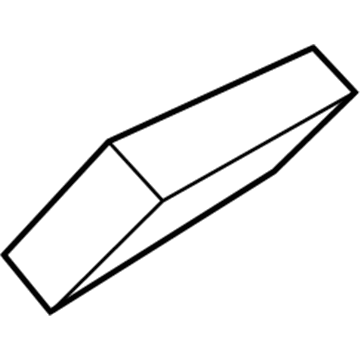 4673845AA Mopar Bumper-Door Illustration 1 of 1