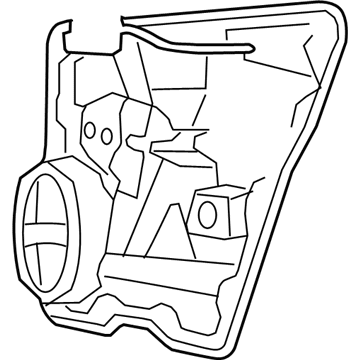 68103380AA Mopar Carrier Plate Panel Illustration 1 of 1