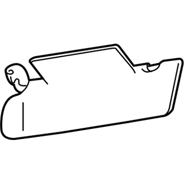 2003 Jeep Grand Cherokee Sun Visor - 5HG82TL2AC