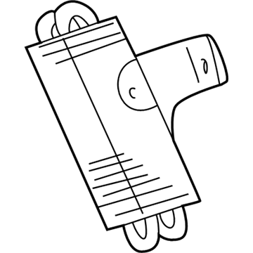 Mopar 52106102AE Power Steering Cooler 52106102AE Mopar Power Steering Cooler Illustration 1 of 1