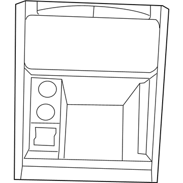 ZS69BD5AA Mopar Instrument Panel Brace Cover Illustration 1 of 1