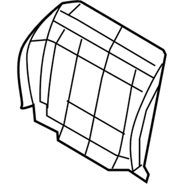 1RW64BD3AA Mopar Front Seat Back Panel Illustration 1 of 1