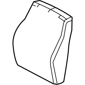 5183320AA Mopar Seat Back Foam Illustration 1 of 1