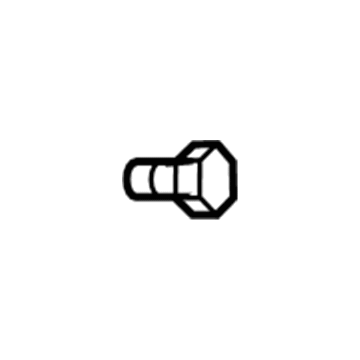 6509990AA Mopar Bolt-HEXAGON FLANGE Head Locking Illustration 1 of 1