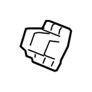 55077613AB Mopar RETAINER-HEADLAMP To Fender Illustration 1 of 1