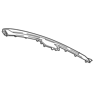 5UT44DX9AA Mopar Grille-DEFROSTER Illustration 1 of 1