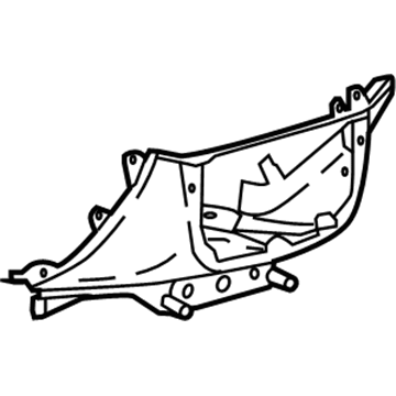 6BY12DX9AB Mopar Instrument Panel Bezel Illustration 1 of 1