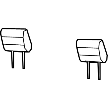 6AA60STTAC Mopar HEADREST-Rear Illustration 1 of 1