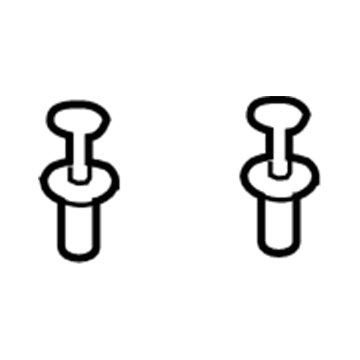 68053681AA Mopar Push Pin Illustration 1 of 1