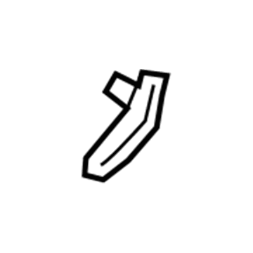 Mopar 1FK061DVAD Recliner Handle 1FK061DVAD Mopar Recliner Handle Illustration 1 of 1