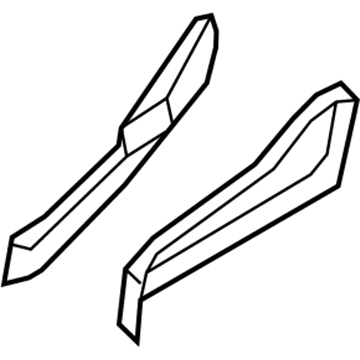 Mopar 1HL971D5AA Seat Cushion Shield 1HL971D5AA Mopar Seat Cushion Shield Illustration 1 of 1