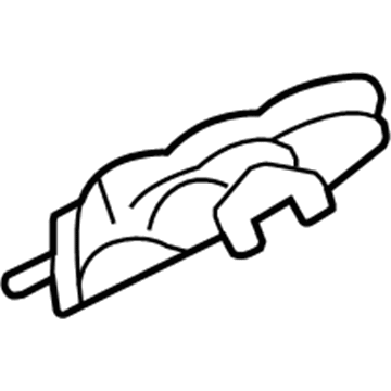 4648962AA Mopar Exhaust Manifold Shield Illustration 1 of 1