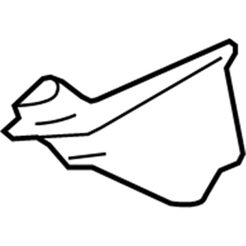 4648956AA Mopar Exhaust Manifold Shield Illustration 1 of 1