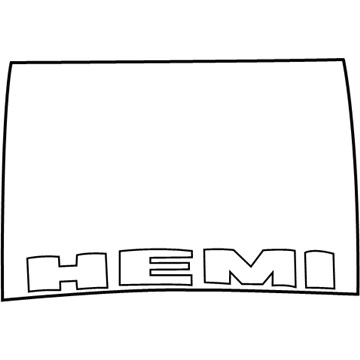68003211AA Mopar Package-Hood Illustration 1 of 1
