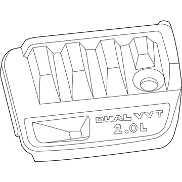 2008 Chrysler Sebring Engine Cover - 4891715AB