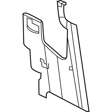 68233487AA Mopar Radiator Side Air Seal Illustration 1 of 1