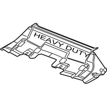 55371021AA Mopar Radiator Upper Seal Illustration 1 of 1