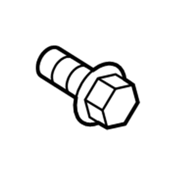 Mopar 6106317AA Hexagon Flange Head Bolt 6106317AA Mopar Hexagon Flange Head Bolt Illustration 1 of 1