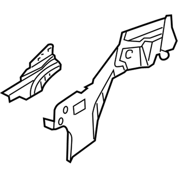 4724475AF Mopar REINFMNT-Front Side Rail Illustration 1 of 1