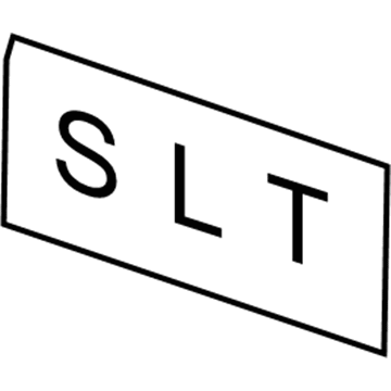 55077758AA Mopar Nameplate Illustration 1 of 1