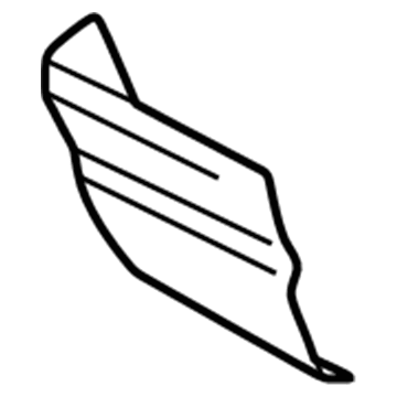 Mopar 55274954AB Molding-Side Panel 55274954AB Mopar Molding-Side Panel Illustration 1 of 1