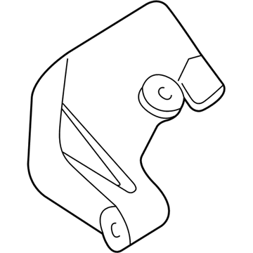 MD372955 Mopar Alternator Bracket Illustration 1 of 1