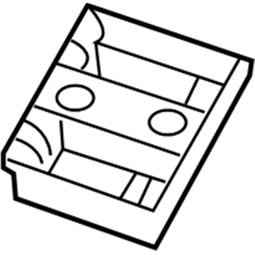 4780789AC Mopar Battery Bracket Illustration 1 of 1