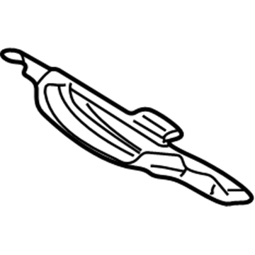 4698816 Mopar Plate-Steering Column Cover Illustration 1 of 1