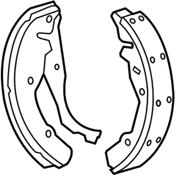 5114182AA Mopar SHOEKIT-Drum Illustration 1 of 1