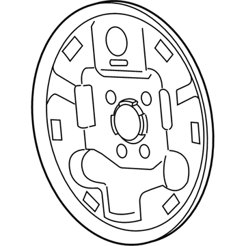 5096202AA Mopar Bracket-Rear Wheel Brake Illustration 1 of 1