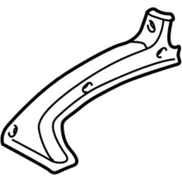 Mopar 5EP39RD5 Panel Front WHEELHOUSE Trim 5EP39RD5 Mopar Panel Front WHEELHOUSE Trim Illustration 1 of 1