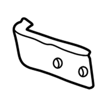 Mopar 55076646AB Fascia Bracket 55076646AB Mopar Fascia Bracket Illustration 1 of 1