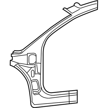 5003764AG Mopar Body Side Aperture Front Panel Illustration 1 of 1
