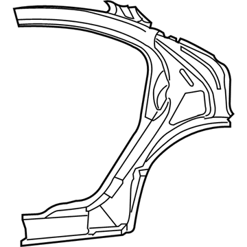 5003772AG Mopar Body Side Aperture Rear Panel Illustration 1 of 1
