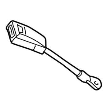 5JW101DVAA Mopar Front Inner Seat Belt Illustration 1 of 1