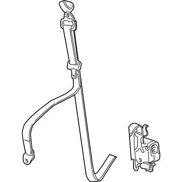 Mopar 5JL401L8AF Front Outer Belt Assembly 5JL401L8AF Mopar Front Outer Belt Assembly Illustration 1 of 1