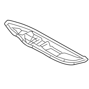 68193912AA Mopar Fender To Hinge Pillar Silencer Illustration 1 of 1