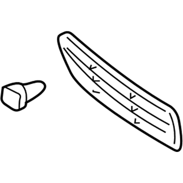 MR566304 Mopar Grille Radiator Illustration 1 of 1