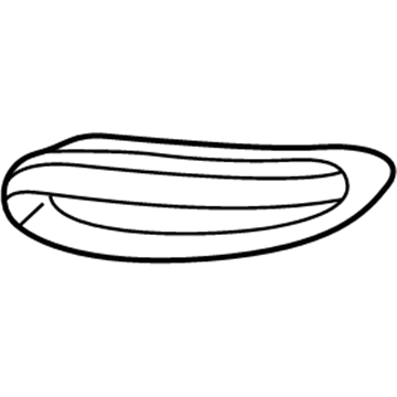 Mopar MR416029 SPACER Grille Filler MR416029 Mopar SPACER Grille Filler Illustration 1 of 1