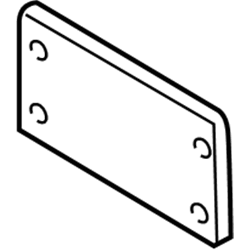 2001 Dodge Stratus License Plate - MR432910