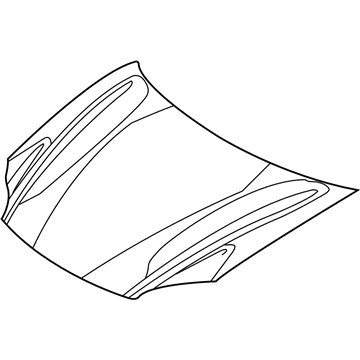 MR954479 Mopar Hood Panel Assembly Illustration 1 of 1