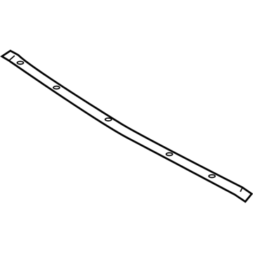 Mopar 5067268AB Weatherstrip Retainer 5067268AB Mopar Weatherstrip Retainer Illustration 1 of 1