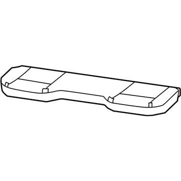 1TU55BD3AA Mopar Rear Seat Cushion Cover Illustration 1 of 1