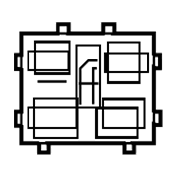 4602701AC Mopar 5 Gang Switch Illustration 1 of 1