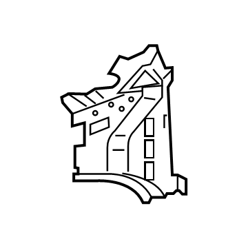 68674862AA Mopar Body Side Aperture Reinforce Illustration 1 of 1