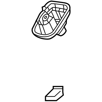 6MX32HL1AB Mopar Visor Support Illustration 1 of 1