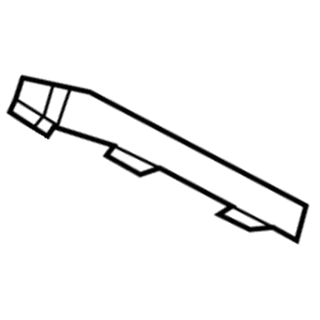 1XW61DX9AD Mopar Molding-A Pillar Illustration 1 of 1