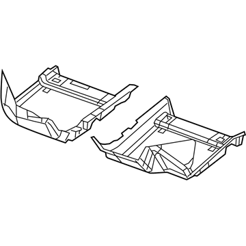 1UX50DX9AC Mopar Front Floor Carpet Illustration 1 of 1