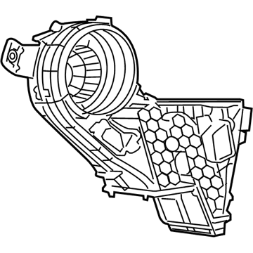 68038193AA Mopar Blower Motor Housing Illustration 1 of 1